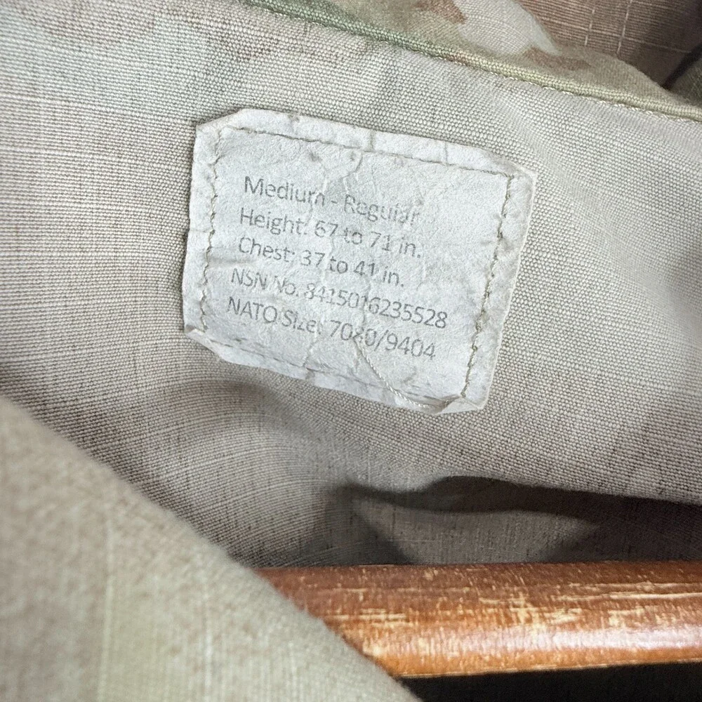 Lot Of 2 Combat Uniform Coat Jacket Top Multicam Camo Medium Regular Full Zip - Picture 2 of 11